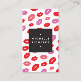 Cartão De Visita Impressão de Glam Lip para Artistas Makeup