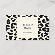 Impressão de leopardo preto e branco