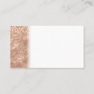 Cartão De Visita Impressão de Pele Preta Chita Leopard