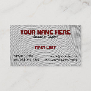 Cartão De Visita impressão digital