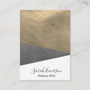 Cartão De Visita Impressão do couro do falso