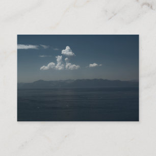 Cartão De Visita Impressão dos azuis do verão mini