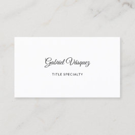 Cartão De Visita Impressão elegante minimalista