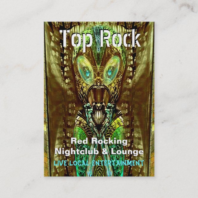 Cartão De Visita Impressão estrangeira Paranormal (Frente)