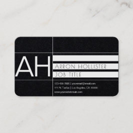 Cartão De Visita Impressão Geométrico Moderno/Livro Preto Premium