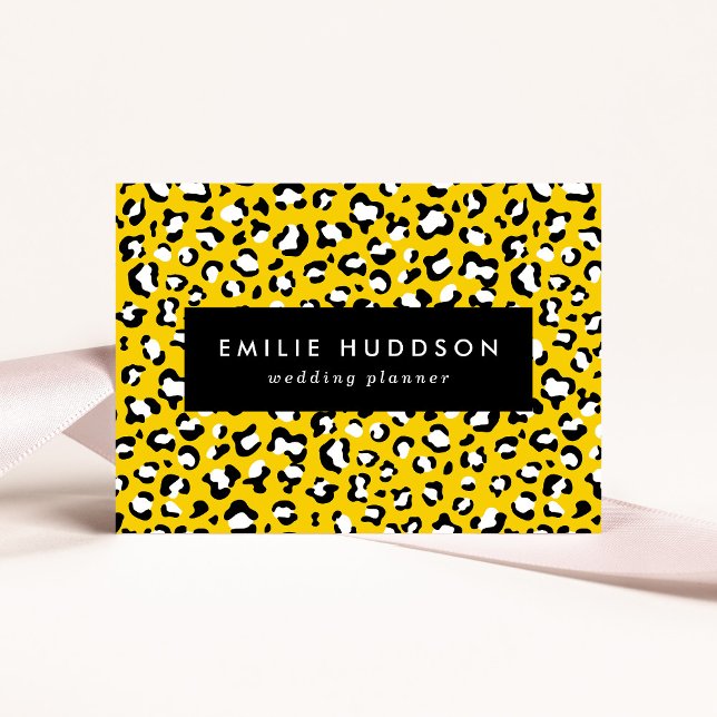 Cartão De Visita Impressão Leopardo, Manchas Leopardo, Leopardo Ama (Criador carregado)