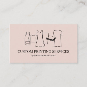Cartão De Visita Impressão Personalizada Moderna Minimalista