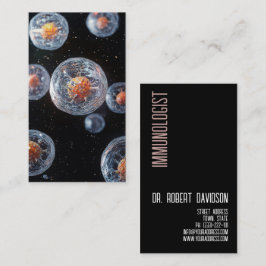 Cartão De Visita Imunologista Alergia Médico Medicina Moderna Negri