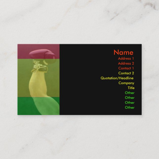 Cartão de visita in a box (Frente)