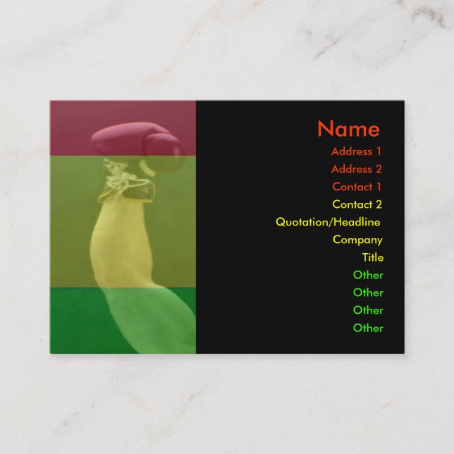 Cartão de visita in a box (Frente)