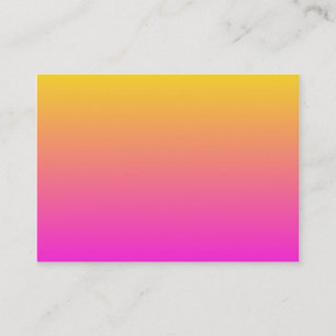 Cartão De Visita Inclinação magenta amarelo