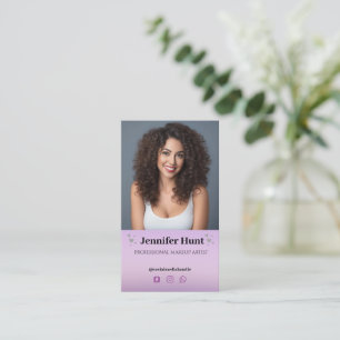 Cartão De Visita Influência, Artista de Maquiagem de Mídia Social M