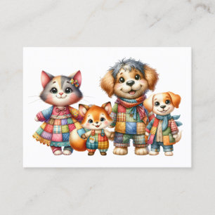 CARTÃO DE VISITA INFORMAÇÃO DE CONTATO COM A FAMÍLIA, VOCÊ O NOME!