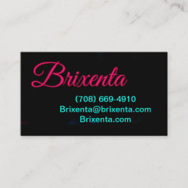 Cartão De Visita Informações de contato da Brixenta