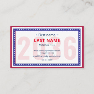 Cartão De Visita Informações de Contato da Campanha Bilíngue para a