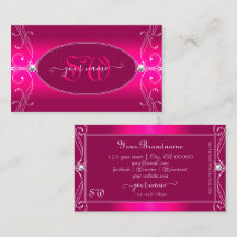 Iniciais de Diamantes de Ornamentado Rosa de Luxe