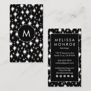 Cartão De Visita Iniciais de logotipo Elegante Minimalista Legal St