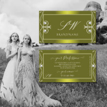 Iniciais de Ouros Espalhados de Oliva Amarela orna