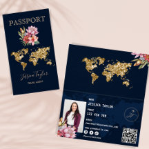 Inserir Foto do Mapa Mundial do Viagem Agent Passp