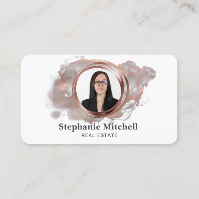 Cartão De Visita Inserir Modelo De Foto Inserir Para Profissionais (Verso)