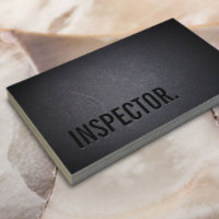Inspetor Preto Minimalista Escuro