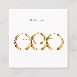 Cartão de visita inspirado