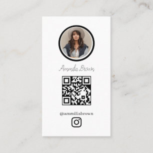 Cartão De Visita Instagram QR   Link de Seguir nas Redes Sociais