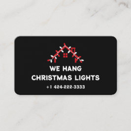Cartão De Visita 💡 Instalação de Luzes de Natal