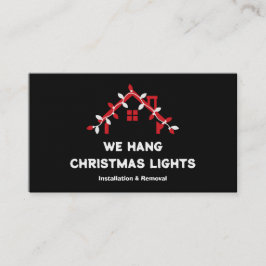 Cartão De Visita 🎄 Instalação de Luzes de Natal QR