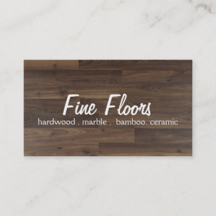 Cartão De Visita Instalação de pavimentos Construção de mármor