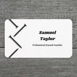 Cartão De Visita Instalador de Drywall