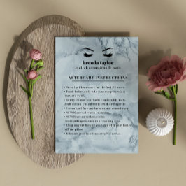 Cartão De Visita Instruções de Atenção na Barra de Navegação de Eye