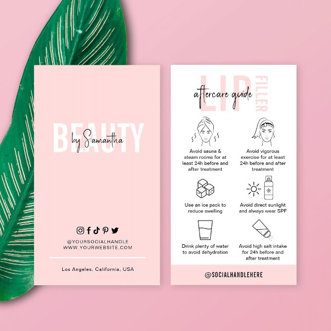 Cartão De Visita Instruções para a assistência pós-encerramento de  (Criador carregado)