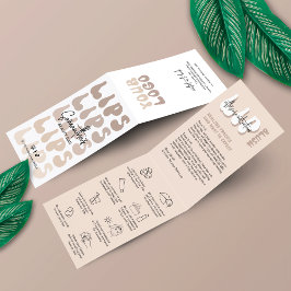 Cartão De Visita Instruções para o Lip Blush Care Logotipo de bege
