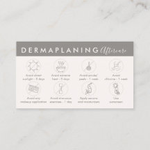 Instruções Pós Tratamento de Dermaplaning com Crem