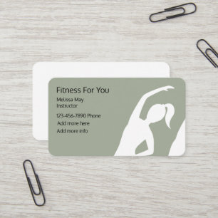 Cartão De Visita Instrutor de Fitness