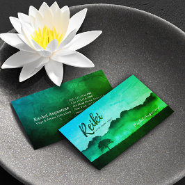 Cartão De Visita Instrutor de Mediação de Yoga Mestre de Salónica N