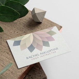 Cartão De Visita Instrutor de Meditação do YOGA Studio Mandala Colo