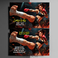 Instrutor de Muay Thai Kickboxing Artes Marciais