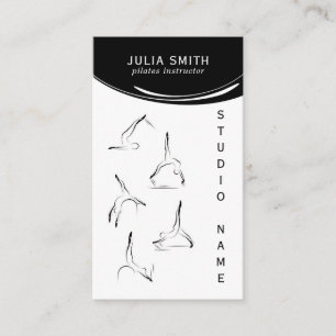 Cartão De Visita Instrutor de pilates