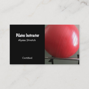 Cartão De Visita Instrutor de Pilates