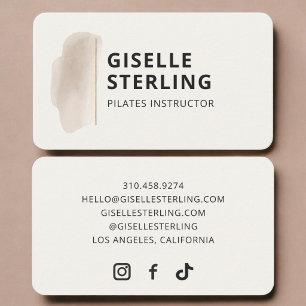 Cartão De Visita Instrutor de Pilates