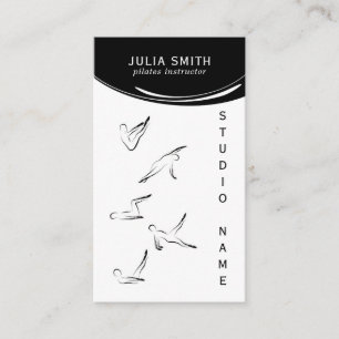 Cartão De Visita Instrutor de pilates