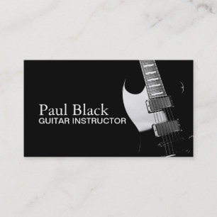 Cartão De Visita Instrutor de Violão — Instrumentos Musicais