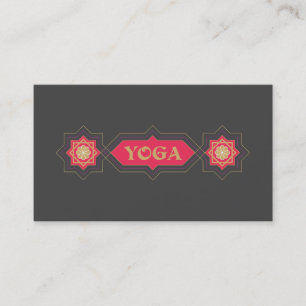 Cartão De Visita Instrutor de Yoga, Aulas