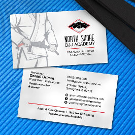 Cartão De Visita Instrutor Jiu-Jitsu