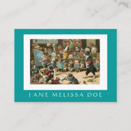 Cartão De Visita Instrutor ou tutor de cão - frente e verso