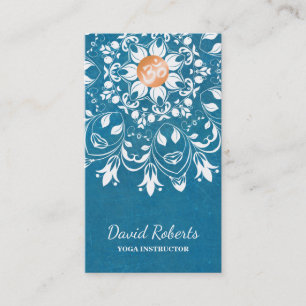 CARTÃO DE VISITA INSTRUTOR PERSONALIZADO LOGOTIPO DA IOGA DA