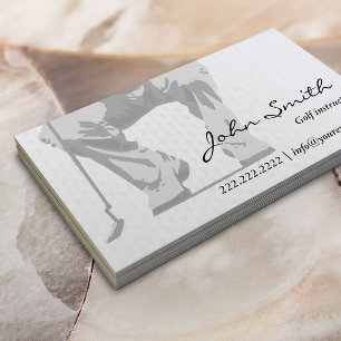 Cartão De Visita Instrutor profissional Putt Golf