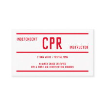 Instrutor QR CPR Training & First Aid